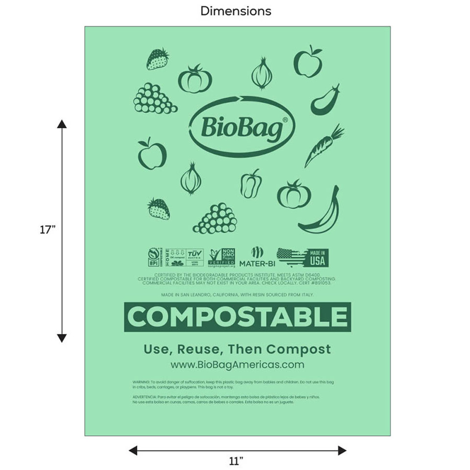 extra large biodegradable roll bag (20kg/carton)