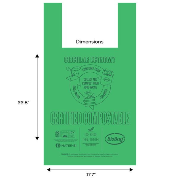 Biodegradable packaging bags