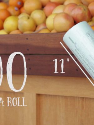 Compostable Biodegradable Flat-Mouth Shopping Bags